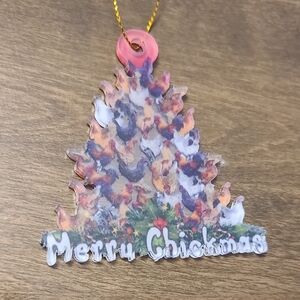 Merry Chickmas Ornament